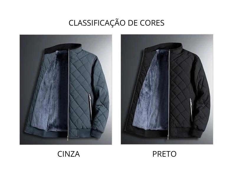 Jaqueta de lã acolchoada masculina, casacos quentes engrossados masculinos,jaqueta bomber, parkas, inverno moda