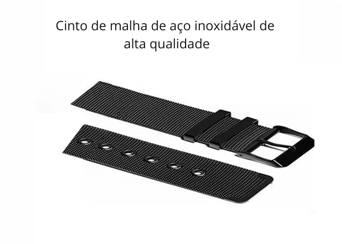 Relógio Noronha moda ultra fino relógios negócios aço inoxidável malha cinto relógio de quartzo relógio casual para homem relogio masculino