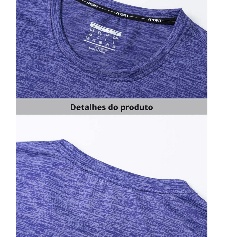 Secagem rápida verão camiseta masculina fitiness,ideal para atividades físicas alta qualidade