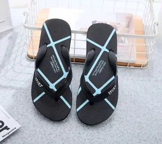 Sandália masculina de verão com cores misturadas, chinelo masculino, chinelo interior e exterior, sapato de praia casual para homem, novo