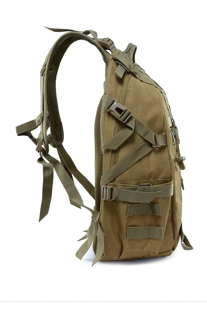 Tático Mochila militar,Sacos de Viagem, Molle, Escalada Mochila, Caminhada, Outdoor, Reflexivo Bolsa de Ombro, Exército, Viagem, 40L