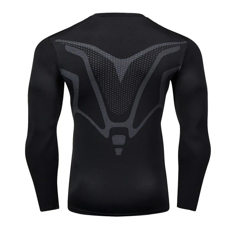 Camiseta de compressão rápida para homens, Sport, Tops de Fitness, camisas apertadas alta qualidade