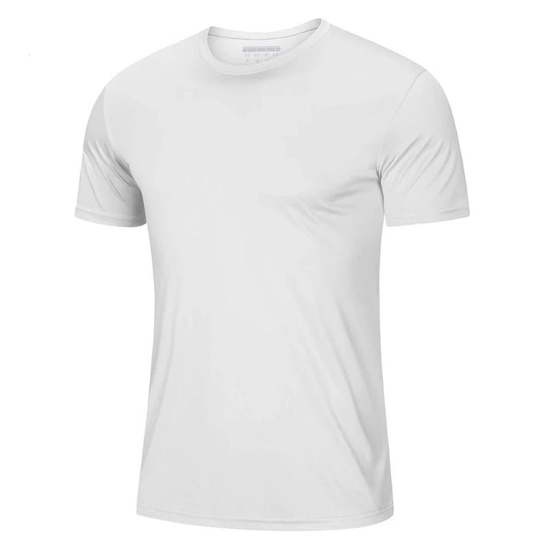 Camisas de desempenho de proteção solar masculina,casual verão suave dos homens anti-uv pele ginásio esportes.