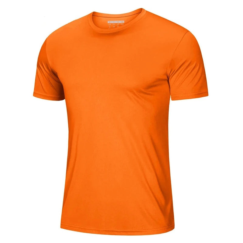 Camisas de desempenho de proteção solar masculina,casual verão suave dos homens anti-uv pele ginásio esportes.