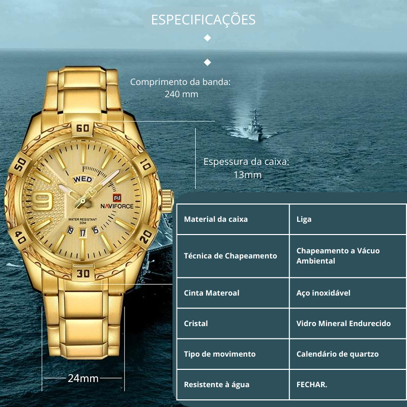 Relógio Moonphase marca de luxo relógio de pulso masculino original moda quartzo clássico relógios para homem à prova d'água aço banda relógio homem