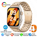 Relógio Inteligente novo lançamento para Homens,Chamada Bluetooth, Ultra Série 8, NFC Smartwatch, IOS, Android, Tela AMOLED 2.0 ", Esporte, Novo