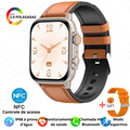 Relógio Inteligente novo lançamento para Homens,Chamada Bluetooth, Ultra Série 8, NFC Smartwatch, IOS, Android, Tela AMOLED 2.0 ", Esporte, Novo