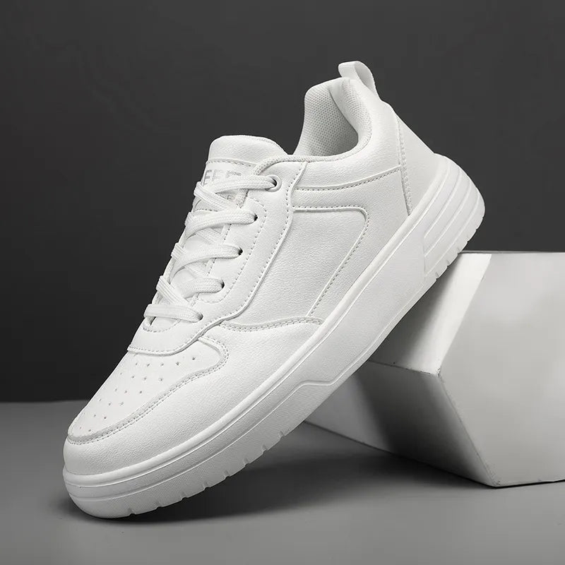 Tênis Urban confortável branco para homens, leves, respiráveis, esportivos, casuais, versáteis, alta qualidade