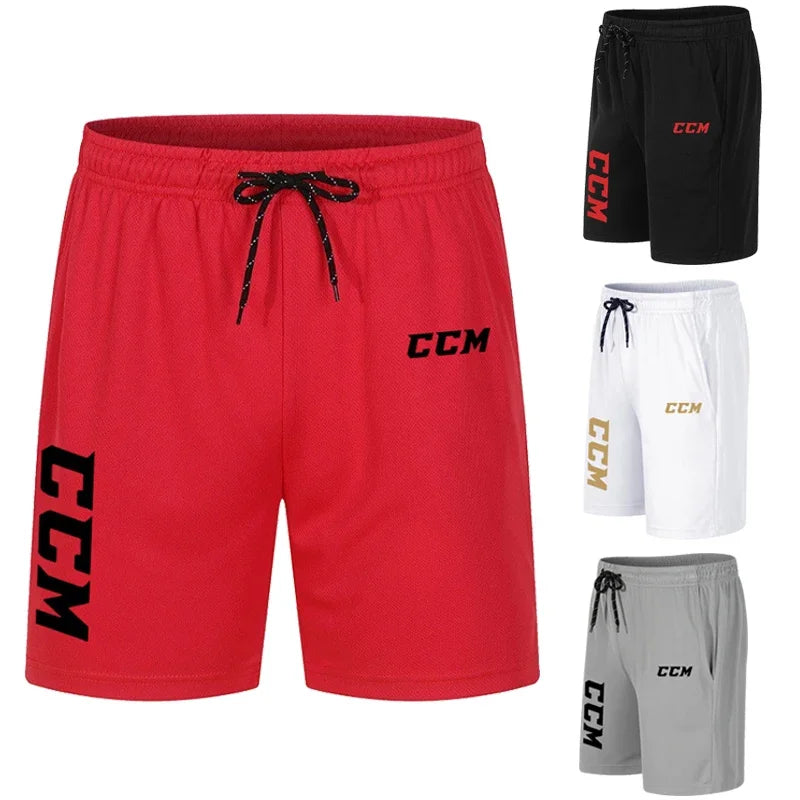 Shorts de Jogger Casual Secagem Rápida Masculina, Shorts de Treino Masculino, Malha Respirável, Ginásio, Esporte novo