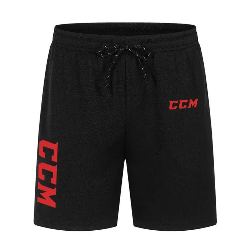 Shorts de Jogger Casual Secagem Rápida Masculina, Shorts de Treino Masculino, Malha Respirável, Ginásio, Esporte novo