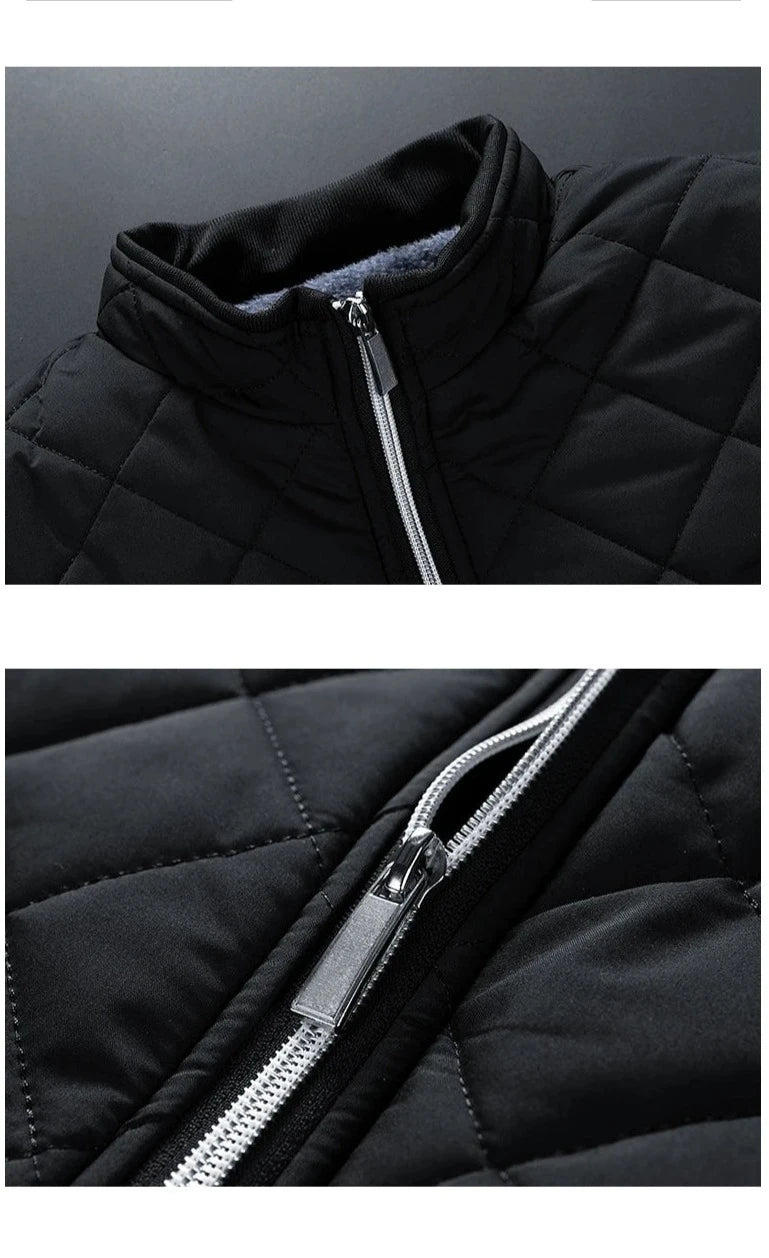 Jaqueta de lã acolchoada masculina, casacos quentes engrossados masculinos,jaqueta bomber, parkas, inverno moda