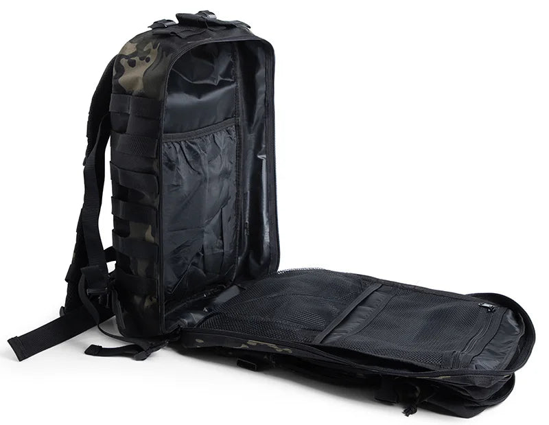 Táticas de Grande Capacidade para Homens, caminhada e acampamento Mochila, Sacos de Caminhadas, 45L