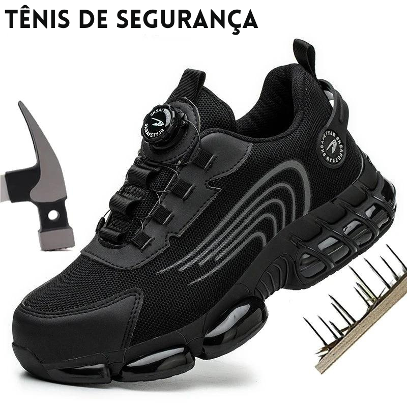 Tênis masculino anti-quebra de trabalho, sapatos indestrutíveis, botas de proteção de aço, antipunção, sapatos de segurança, novos