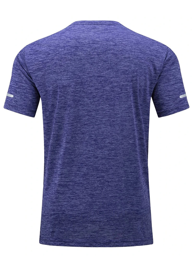 Secagem rápida verão camiseta masculina fitiness,ideal para atividades físicas alta qualidade