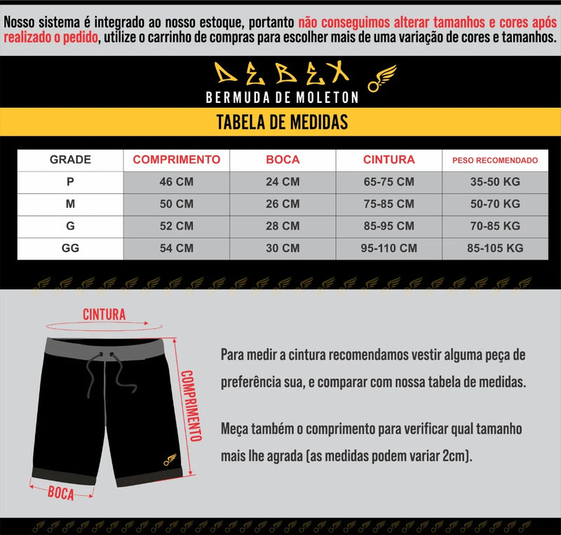 Bermuda de Moletom Shorts Top Barato Academia Treino Masculino 3 bolsos com Elastico e Cordão moda